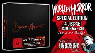 WORLD OF HORROR  Special Collectors Edition 3 Bluray  CD Audio Italiano🇮🇹 UnboxingReview [upl. by Einned268]