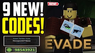 ✅NEW ALL WORKING✅CODES FOR EVADE CODES AUGUST 2024  EVADE ROBLOX CODES [upl. by Enellij640]