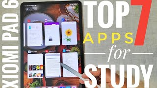 Xiaomi Pad 6  Top 7 Apps For Study  Note Taking Pdf Readers ebook Reader [upl. by Hime]