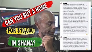 Can You Buy A 3 Bedroom Home For 10000 In Ghana [upl. by Eilah]