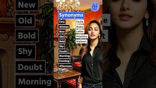 Common English Synonyms english shorts [upl. by Dinny]