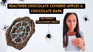 Healthier Chocolate Covered Apples amp Chocolate Bark [upl. by Yemiaj]