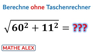 Berechne ohne Taschenrechner  1 binomische Formel  ohne Taschenrechner  Mathe Alex [upl. by Yadroc]