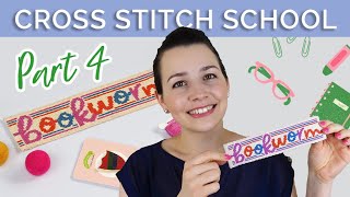 Cross Stitch School for Beginners Part 4  Finishing Off  Caterpillar Cross Stitch [upl. by Niliak]