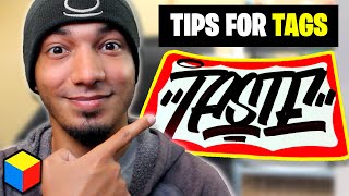 3 Tips For Tags in Graffiti  Stylizing Your Graffiti [upl. by Ellenhoj]