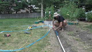 Drip Irrigation System  Uponor PEX Water Manifold  Complete Install  One Year Review [upl. by Cami]