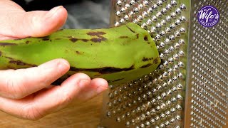 RALLA TRES PLATANOS VERDES ¡Pero que Sabor  Recetas MWC [upl. by Sadoff]