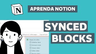 Como usar synced blocks no Notion  Mantenha suas informações sincronizadas [upl. by Alorac3]