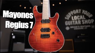 Mayones Regius 7 Guitar with Bogner Ecstasy 3534 Amplifier [upl. by Fronia]