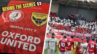 I Went BEHIND THE SCENES as Bristol City Pull Off DRAMATIC LATE COMEBACK Against Oxford [upl. by Nyltac98]