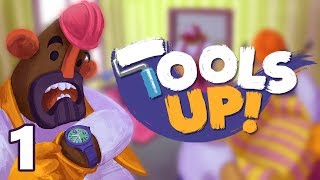 Tools Up  1  OVERCOOKED BUT WITH HOME RENOVATION 2 Player Coop Gameplay [upl. by Negam]