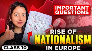 RISE OF NATIONALISM IN EUROPE Full Chapter 🔥Class 10 History Question Answer  Shubham Pathak sst [upl. by Nicholle]