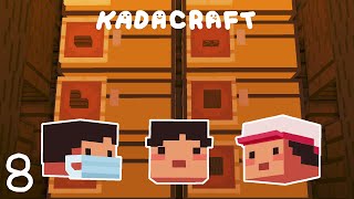 Wooden House and Storage ft Maki Mitchel Mike  KadaCraft S4  Ep 8 [upl. by Dalt]