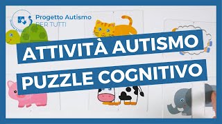 Giochi didattici per bambini autistici puzzle cognitivo a 2 pezzi [upl. by Eldridge]