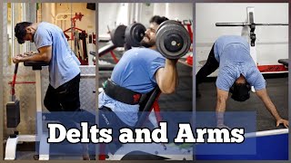 Delts and Arms vlog  14 June 2024 [upl. by Yntrok]