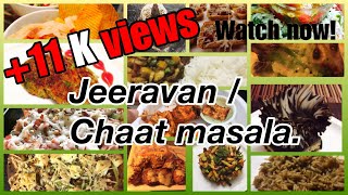 How to make JEERAVANPOHA MASALACHAAT MASALA RECIPEcustomised version [upl. by Onig]