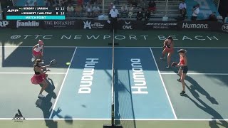 HendryJardim vs WalczakBohnert  Womens Pro Doubles  APP Tour  Pickleball  Game Point [upl. by Lexi]