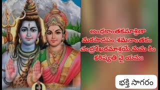 Chandrasekhara Ashtakam Siva stotram శ్రీ చంద్రశేఖరాష్టకం sung by Bhavanarayana Chinni [upl. by Allx]