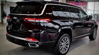 AllNew Jeep Grand Cherokee L Summit  Diamond Black Color [upl. by Chute799]