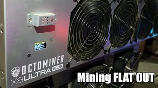 Crypto Mining FLAT OUT  Feels Good To be GPU Mining AGAIN [upl. by Nasus]