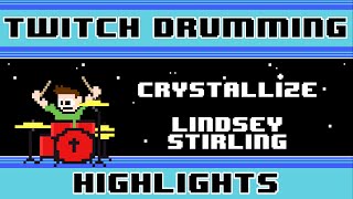 Crystallize  Lindsey Stirling Drum Cover  The8BitDrummer [upl. by Ticknor]