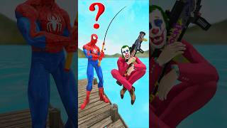 Spiderman challenge fishing vs Joker Venom Granny gta gtav spiderman funnyvideo homemaranha [upl. by Roselani]