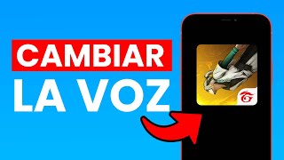 Cómo Cambiar la Voz en Free Fire ✅ 2024 [upl. by Chadbourne]