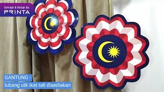 Hari Kebangsaan Malaysia Decoration National Day [upl. by Phenice139]