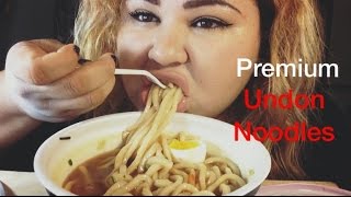 Nongshim Udon Noodle MUKBANG [upl. by Aldred]