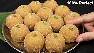 Perfect Besan Ladoo in Minutes  Quick and Easy Recipe  Traditional Indian Dessert [upl. by Ybbob]