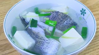 RESEP SUP IKAN TAHU PUTIH YANG ENAK DAN BERGIZI TINGGI [upl. by Arahc]