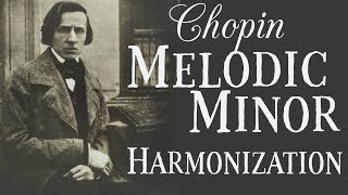 Melodic Minor Scale Harmonized with Chopin Chords [upl. by Anoo]