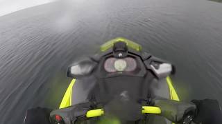 SeaDoo RxPx 300 RS 2018 stock top speed [upl. by Inatirb]