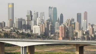 32 million people in Chongqing City  Confluence of the Yangtze and Jialing Rivers in China [upl. by Atileda628]