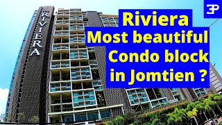 The Riviera Jomtien the most beautiful condo block in Jomtien Pattaya Thailand  Sea View Condos [upl. by Munafo]