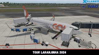 🔴TOUR LARANJINHA 2024  IVAO BR  B738 🔴 [upl. by Mirisola379]