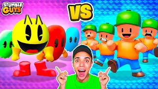 SKINS PACMAN vs MRSTUMBLE BATALLA FINAL en STUMBLE GUYS 😱 [upl. by Hillhouse]