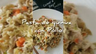 Pasta de quinua con pollo combinación de Sabores 👌 [upl. by Dnallor]