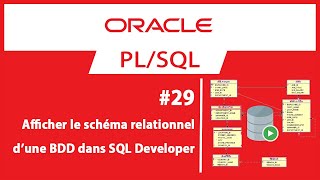 29 Afficher le schéma relationnel dune BDD dans SQL Developer  Formation Oracle PLSQL [upl. by Enaerb]