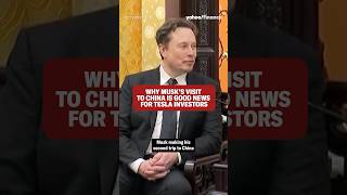 tesla Why Musk’s visit to China is good news for investors 🗞️ shorts [upl. by Marcy704]