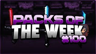 Texture Packs of the Week 100  THE 10 PVP TEXTURE PACK SPECIAL 🎆 [upl. by Dewees]