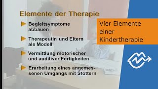 Direkte Therapie für stotternde Kinder  4 Elemente [upl. by Airliah]