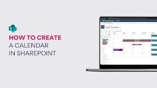 How to create a calendar in SharePoint [upl. by Ientirb53]