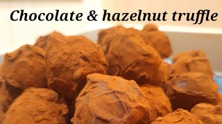 Belgian chocolate amp hazelnut truffles recipe  YES YOU CAN [upl. by Atiugal]