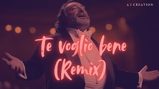 Te Voglio Bene AI Song Inspired by Luciano Pavarotti’s ‘Caruso’  House Remix Version [upl. by Wat]