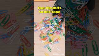 Paper Clips Hacks You Didnt Know！shorts [upl. by Coates]