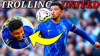 Sancho LOVES Chelsea And MOCKS Man United  Highlights [upl. by Jung514]