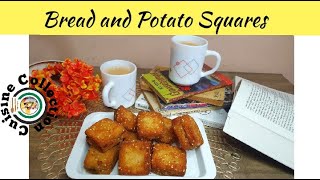 Bread And Potato Squares By Cuisine CollectionPotato Snacks RecipeFried Potato Snack [upl. by Paterson]