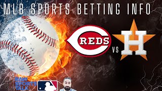 Cincinnati Reds VS Houston Astros Free MLB Sports Betting Info 9524 [upl. by Tish788]