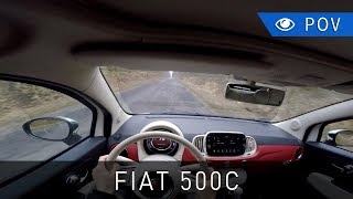 Fiat 500C 12 69 KM 60th Anniversary 2017  POV Drive  Project Automotive [upl. by Enayr535]